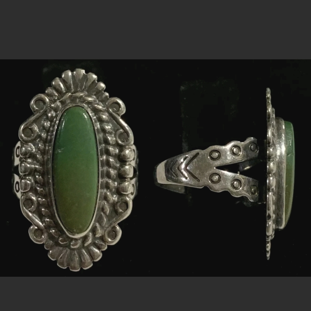 Sterling Silver Navajo Ring Sz 4.5